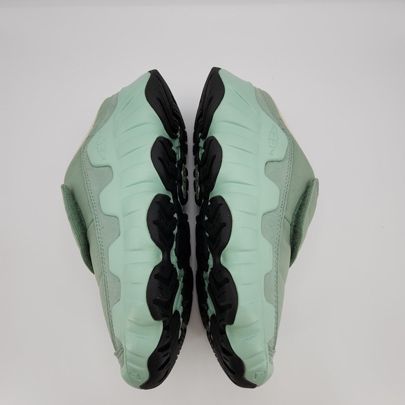 Keen Hypowser Wrap Shoe Womens 8.5 Granite Green Allover Cusion Slip On NEW - Picture 13 of 16